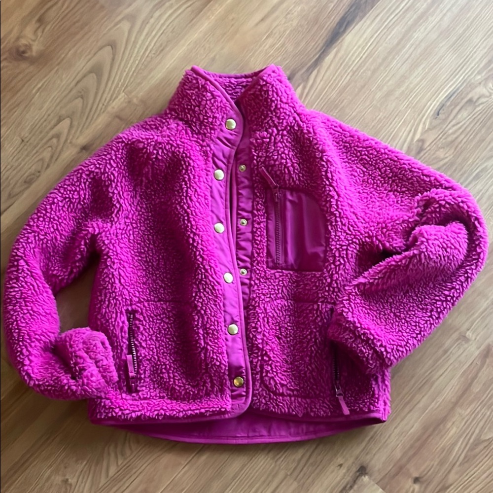 Jcrew kids Pink Fleece Jacket